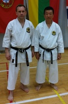 14. European Gasshuku Hasselt Belgia toukokuu 2015
Jouni Hirsimäki ja sensei Masataka Muramatsu 9. dan