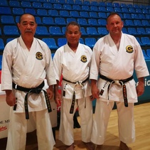Gojunkan - Karate Club Onaga 50-vuotisjuhlaleiri ja 18. European Gasshuku Murcia kesäkuu-heinäkuu 2023
Senseit Toshiro Fujioka 8. dan, Masanari Kikugawa 10. dan ja Jouni Hirsimäki 6. dan