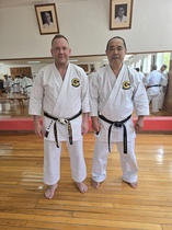 Murcia kesäkuu 2025
Senseit Toshiro Fujioka 8. dan ja Jouni Hirsimäki 6.dan