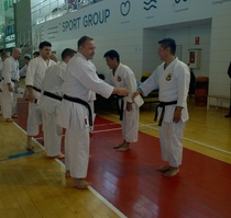 16. European Gasshuku Murcia Espanja maalis-huhtikuu 2018
Jouni Hirsimäki ja Tatsuro Minei