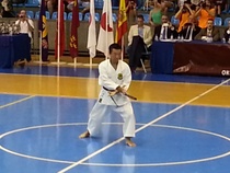 12. European Gasshuku Murcia heinäkuu 2013
Sensei Masataka Muramatsu 9. dan, kata Kururunfa