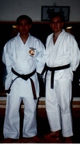 Tukholma 1991, Suzuki Dojo
Sensei Hiromi Suzuki ja Jouni Hirsimäki
