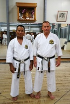 Kikugawa Dojo heinäkuu 2019
Senseit Masanari Kikugawa 9. dan ja Jouni Hirsimäki 6. dan