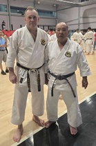 Sensei Seiei Hirata 9. dan ja sensei Jouni Hirsimäki 6. dan